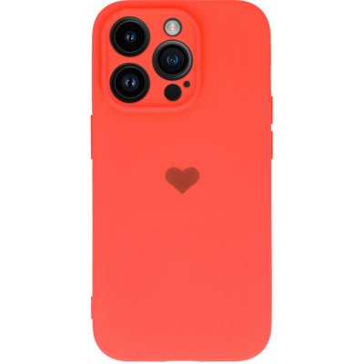 Pouzdro Vennus Valenténské Heart iPhone 13 Pro - korálové
