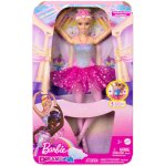 Barbie svítící magická baletka s růžovou sukní – Zboží Mobilmania