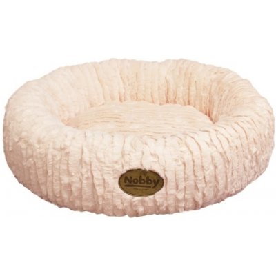 Nobby Nova donut plyšový pelíšek lososová – Zboží Mobilmania