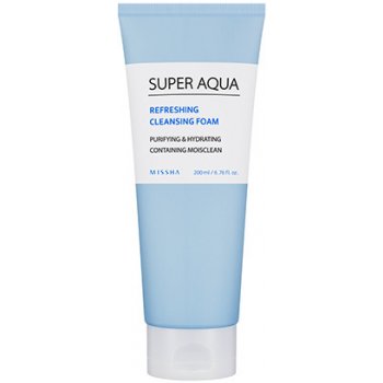 Missha Super Aqua Refreshing Cleansing Foam čistící osvěžující pěna 200 ml