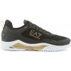 Pánské tenisové boty EA7 Unisex Woven Sneaker - black/gold/white