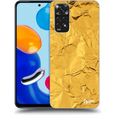 Pouzdro Picasee silikonové Xiaomi Redmi Note 11S 4G - Gold černé – Sleviste.cz