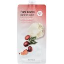 Missha Pure Source Pocket Pack Shea Butter noční výživná maska s extraktem z bambuckého másla 10 ml