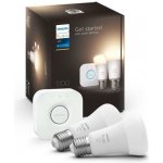 Philips Hue BT LED žárovka E27 9.5W teplá bílá 2ks chytrá LED žárovka 806 lm 2200-6500 K stmívatelná – Hledejceny.cz