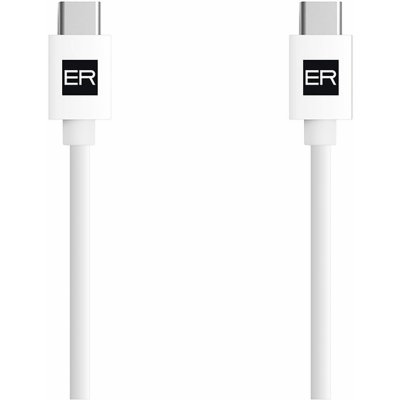 ER POWER ERPWCC3A120-WH USB-C/USB-C 3A (60W), 1,2m, bílý – Zboží Mobilmania