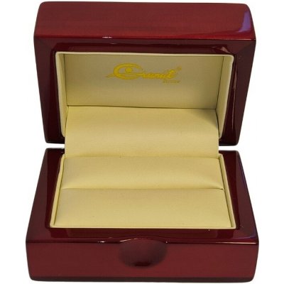 Granát Turnov dřevěná kazeta na manžetové knoflíky – Zboží Dáma