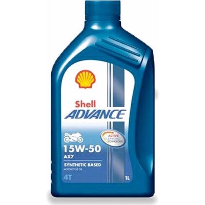 Shell Advance 4T AX7 15W-50 1 l