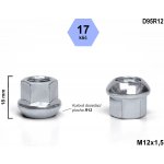 Kolová matice M12x1,5 koule R12 otevřená, klíč 17, D95R12, výška 18 mm | Zboží Auto