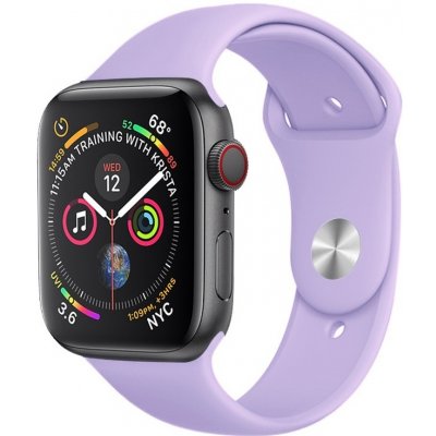 AW Jednobarevný řemínek na Apple Watch - Levandulový Šířka uchycení řemínku: 38/40/41mm, Délka řemínku: Dámský - S/M (12 - 18cm) Levandulový IR-MJ01-042 – Zbozi.Blesk.cz