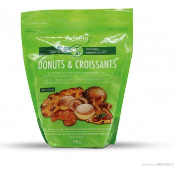 Adveni Bezlepková směs pro přípravu kynutého těsta Donuts & Croissants 750 g