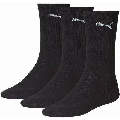 Puma Sport Crew Socks Adults 3 pack Black – Zboží Mobilmania