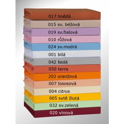 Brotex Jersey prostěradlo tmavě žluté 60x120 – Zboží Mobilmania