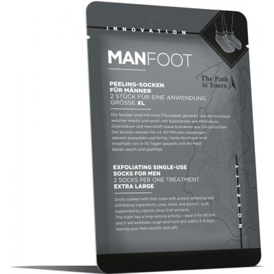 MANFOOT Exfoliační ponožky pro muže XL 1 pár – Zboží Mobilmania