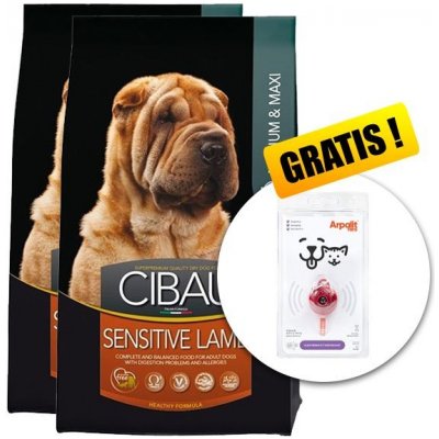 Cibau dog Sensitive Lamb Medium & MAXI 2 x 12 kg – Zboží Mobilmania