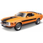 Maisto Ford Mustang Mach 1 1970 Oranžový 1:18 – Zboží Dáma