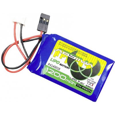 Absima LiPo baterie 7,4V 1200mAh pro vysílač Absima CR2S a CR3P – Zboží Mobilmania