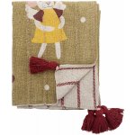 Bloomingville Přehoz z recyklované bavlny Peo 160 × 130 cm, béžová barva, textil – Hledejceny.cz
