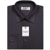 Pánská Košile AMJ košile s dlouhým rukávem tmavě šedá JD019