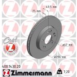 400.1430.20 ZIMMERMANN Brzdový kotouč