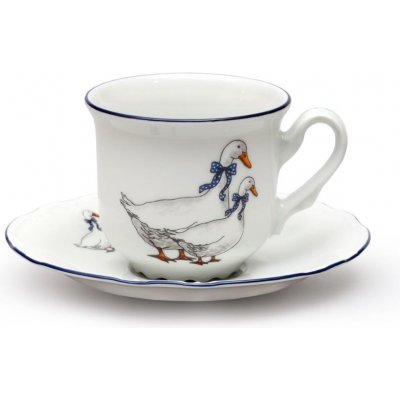 Thun 1794 Šálek s podšálkem husy porcelán Constance 230 ml – Hledejceny.cz