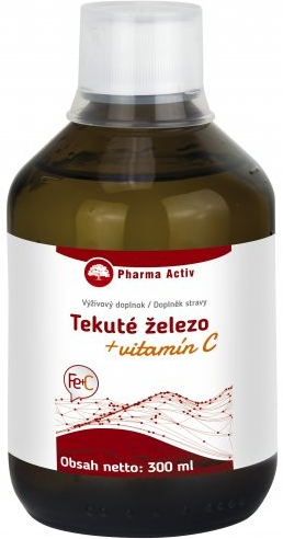 Pharma Activ Koloidní železo + Vitamín C liquid 300 ml od 190 Kč -  Heureka.cz