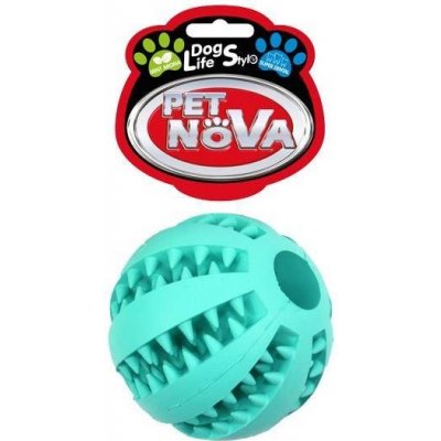 Pet Nova Superdental Baseballový gumový míček s mátou 7 cm – Zboží Mobilmania