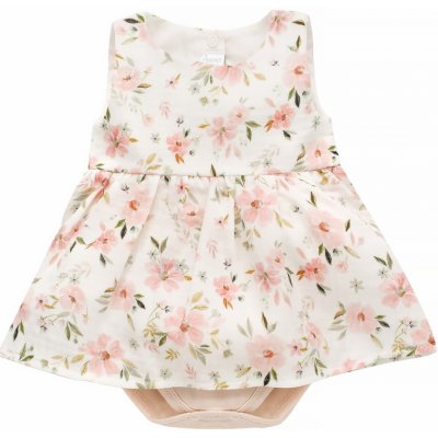 ŠATY PINOKIO S VŠITÝM BODY S KYTIČKAMI SUMMER GARDEN – Zboží Dáma