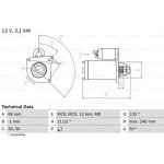 Startér BOSCH 0986020131 | Zboží Auto