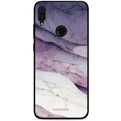 Pouzdro Mobiwear Glossy Huawei Y6 2019 / Honor 8A - G028G - Bílý a fialový mramor – Zbozi.Blesk.cz