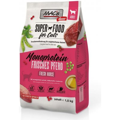 MAC's Cat Adult Mono koňské maso 1,5 kg – Sleviste.cz