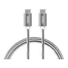 GND USBCC200MM01 USB-C / USB-C 3.1, PD, 2m, šedý