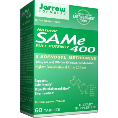 Jarrow Formulas SAMe 400 60 tablet – Hledejceny.cz