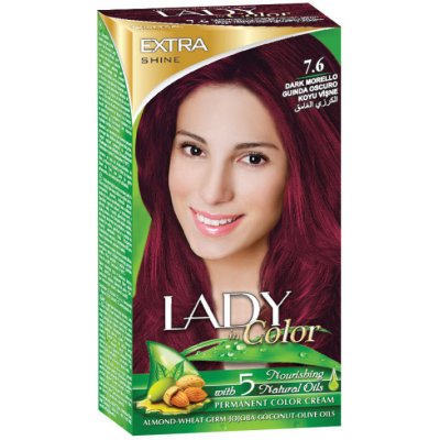 Lady in Color 7.6 tmavě višňová morello – Zboží Dáma