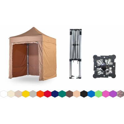 TENTino SMALL HEXAGON 2x2 m 10B - SVĚTLE HNĚDÁ – Hledejceny.cz