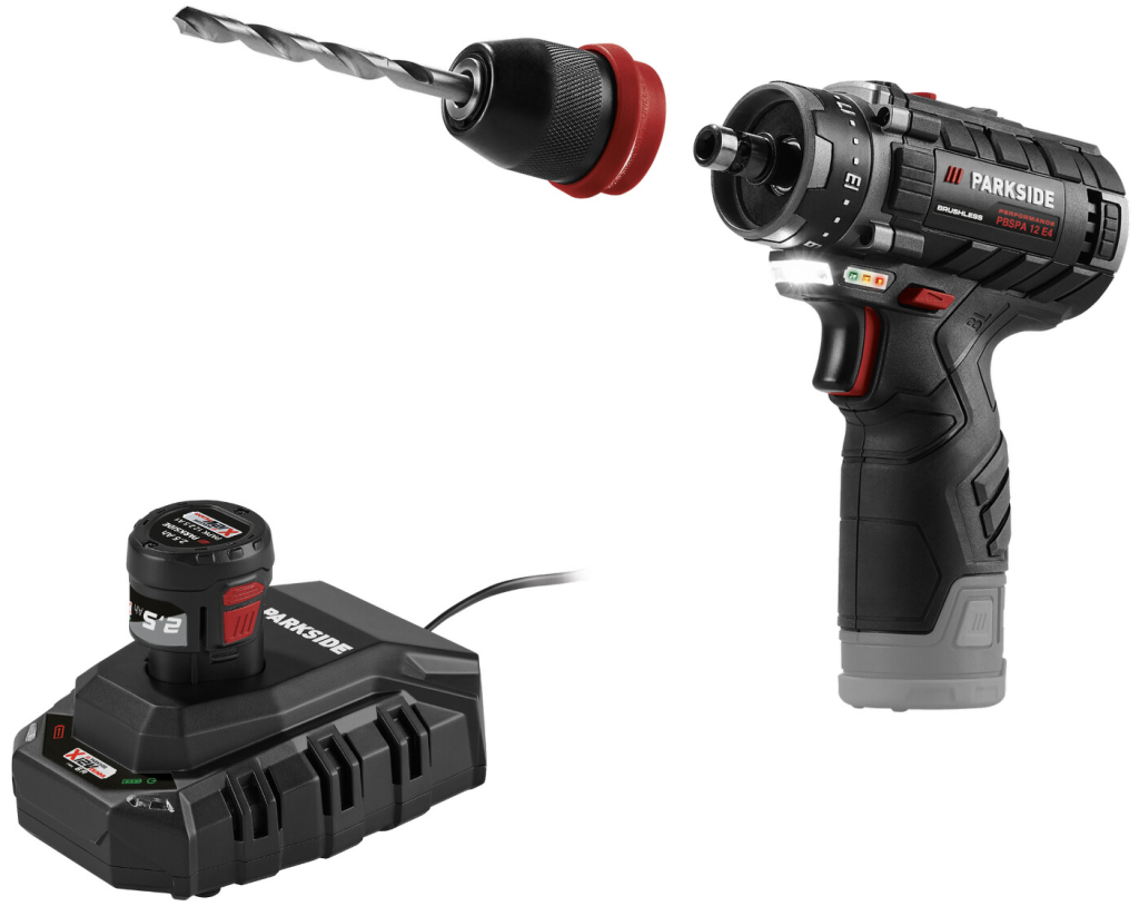 PARKSIDE PERFORMANCE PBSPA 12 E4, 2,5 Ah