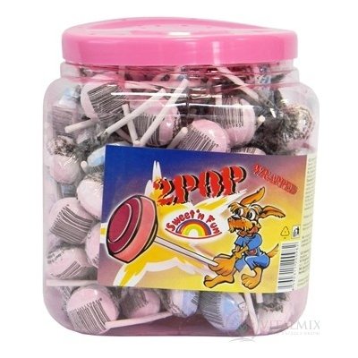 Sweet´n Fun 2POP Lízátko s hroznovým cukrem 125 x 10 g – Zboží Dáma