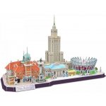 CubicFun 3D puzzle City Line Waršava 126 ks – Zboží Dáma