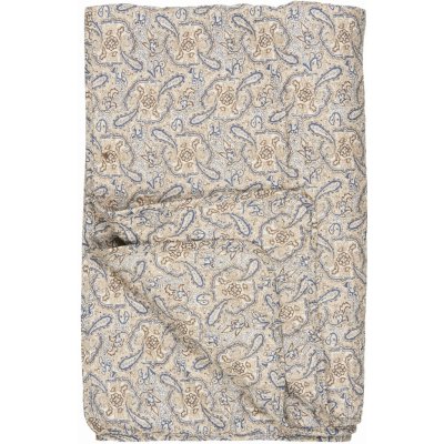 Ib Laursen Prošívaný přehoz Paisley Pattern 130 × 180 cm, béžová barva, textil – Zboží Dáma