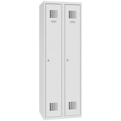 Malow Sum 320 W šířka 600 mm světle šedá modrá RAL 5010 cylindrický zámek – Zboží Dáma