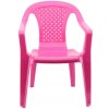 Dětský zahradní nábytek Progarden Židlička plastová dětská růžová