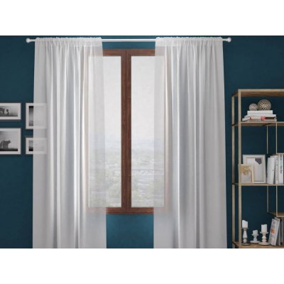 XPOSE® Záclona GAIA - bílá 140x250 cm – Zboží Dáma