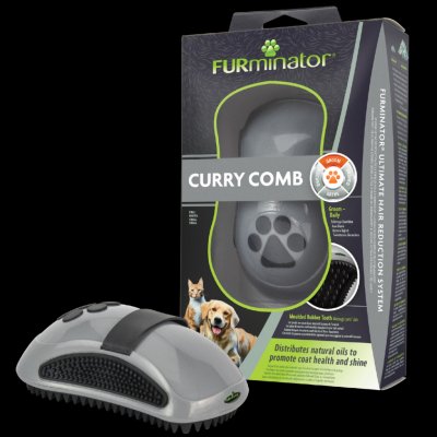FURminator Curry COMB masážní kartáč 11 cm – Hledejceny.cz