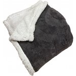 TiaHome Deka luxury beránková z mikroplyše tmavě šedá 200x230 – Hledejceny.cz