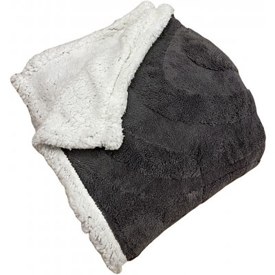 TiaHome Deka luxury beránková z mikroplyše tmavě šedá 200x230 – Hledejceny.cz