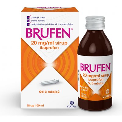 BRUFEN 20MG/ML SIR 1X100ML II – Zboží Mobilmania