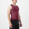 Cyklistický dres Castelli Pro Mesh 2.0 Sleeveless Bordeaux