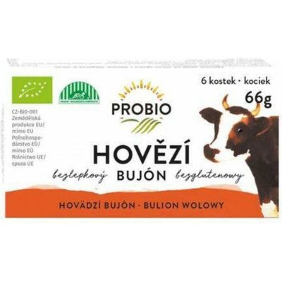 Pro Bio Biolinie Bio Bujón hovězí kostky 6x0,5l 66 g – Zboží Dáma