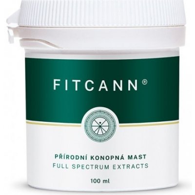 Fitcann CBD konopná mast 100 ml – Zboží Mobilmania