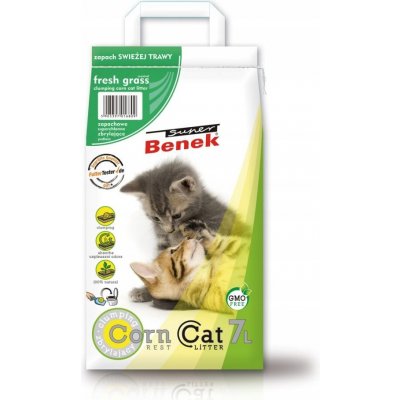 BENEK Super Corn Cat kukuřičné Natural 14 l – Hledejceny.cz