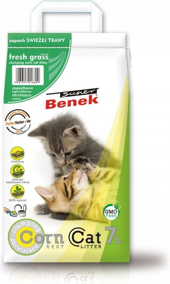 BENEK Super Corn Cat kukuřičné Natural 14 l